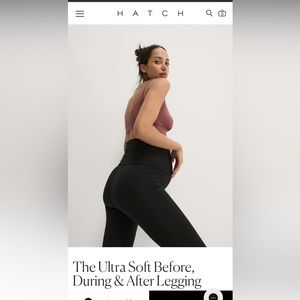 Soft maternity leggings